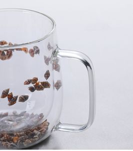 Offre Spéciale – Tasse à café créative en verre borosilicate à double paroi, design élégant, pour café et thé au lait, avec soucoupe - Product Image 6