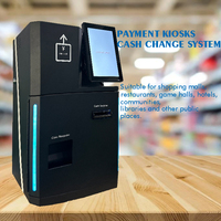 Coin Bill Acceptor Kiosk Distributeur de recycleur d'argent liquide Kiosque de machine de changement avec kiosque de paiement