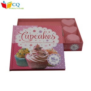 Impression couleur personnalisée, couverture rigide en carton, reliure cousue, film laminé, <span class=keywords><strong>livre</strong></span> de recettes, <span class=keywords><strong>livre</strong></span> de cuisine, catalogue de desserts, carton duplex - Product Image 3