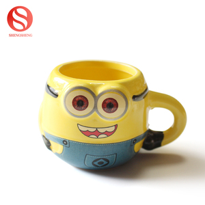 De dibujos animados anime <span class=keywords><strong>a</strong></span> su hijo <span class=keywords><strong>a</strong></span> casa decorativa mini de cerámica, suculenta olla - Product Image 3