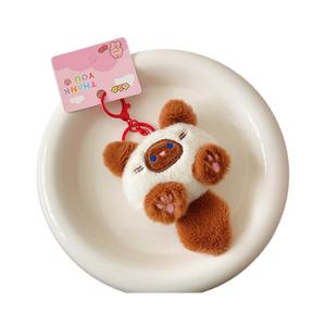 พวงกุญแจตุ๊กตาน่ารัก นุ่มนิ่ม น้ำหนักเบา ลายการ์ตูน เหมาะสำหรับผู้หญิงและเด็กผู้หญิง ใช้ตกแต่งในชีวิตประจำวันและเป็นของขวัญชิ้นเล็กๆ - Product Image 1