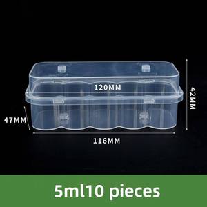Cajas de Plástico Transparente Rectangulares de PP para Frascos de 3ml, 5ml, 7ml, 10ml, 12ml y 20ml, Estuche de Viaje para Almacenamiento de Frascos, Frascos de Materiales Reciclados - Product Image 4