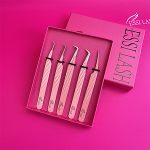 Lông mi bôi khối lượng Đen <span class=keywords><strong>Lash</strong></span> mở rộng nhíp thép không gỉ thiết lập cho lông mi mở rộng công cụ - Product Image 3