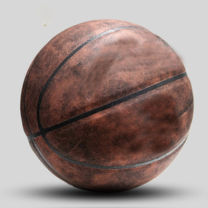 Balón <span class=keywords><strong>de</strong></span> Baloncesto <span class=keywords><strong>de</strong></span> Cuero Vacuno Auténtico, Resistente, Tamaño Estándar 6/7, para Entrenamiento Deportivo y Competición en Exteriores - Product Image 5