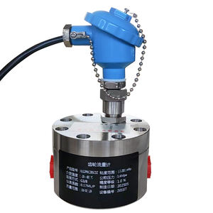 SS304 SS316L マイクロギア流量計 精度0.5% ビールライン 食用油 水/液体 OEM 4-20mA パルス信号出力 ネジ式 - Product Image 1
