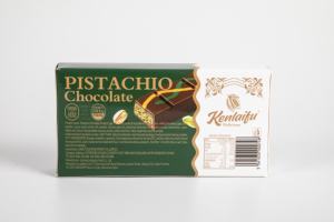 <span class=keywords><strong>Chocolate</strong></span> Halal Amargo con Pistacho, Barra Sólida de 30g con Frutos Secos, Estilo Dubái para Supermercado - Product Image 5