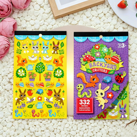 Lot de 332 autocollants animaux pour jardin, assortiment de stickers créatifs pour enfants, en gros pour enseignants, récompenses en classe et projets DIY