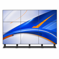 Layar Video Wall LCD IPS 46 Inci dengan Bezel 3.5mm, Kontroler Matrix Splicing, Kecerahan 700cd/m untuk Stan Pameran Dagang