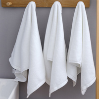 Serviette de bain en coton 100% avec logo personnalisé, 500 g/m², blanche, 70*140 cm, 100*200 cm, drap de lit en coton sur mesure