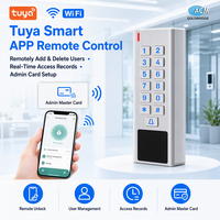 Serrure de porte autonome en métal étanche IP68 avec clavier, application Tuya, WiFi, 12-24V, carte de proximité RFID 125KHz et PIN - Vente en gros directe usine