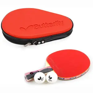 Travel Waterproof Ping Pong Paddle Storage Bag Hard Shell EVA Table Tennis Bat Case