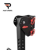 PILOTSPORTS Équipement d'entraînement bras/poitrine pour la maison et la salle de sport, Bras de jammer réglables, Accessoire pour demi-rack et full rack