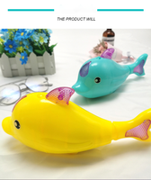 Nouvelle vente électrique en plastique poisson lumineux musique Projection balançoire Simulation Animal interactif Robot poisson jouets pour enfants animal de compagnie