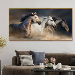Art <span class=keywords><strong>Poster</strong></span> Classique Animal <span class=keywords><strong>Cheval</strong></span> Toile Peinture Mur Prints Photo - Product Image 2