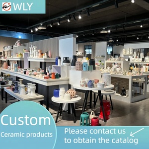 Nhà máy trực tiếp bán sáng tạo cung gốm cốc cà phê sang trọng sáng tạo cung Gốm cao vẻ đẹp cốc nước để sử dụng nhà - Product Image 6