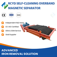 Selbstreinigender Magnet RCYD Selbstreinigender Überband-Magnetseparator mit Leistungsstarken Neodym-Magneten für Kohle- und Zementbergbauanlagen