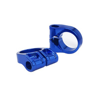 High-precision Cutting Blue Anodized Shiny Polish Turning Parts Milling Aluminum Precision Cnc Machining Parts