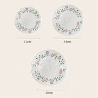 Tapis de Table Rond Tissé Ramie Napperons Antidérapant Tapis de Table à Manger Impression Créative Dessous de Verre Rond Ménage Table Assiette Tapis