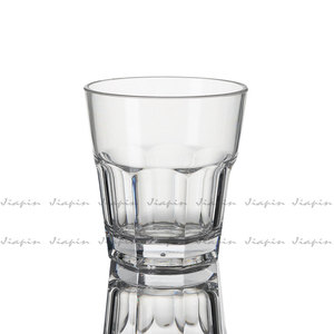 Buena venta vidrio de roca de forma octogonal 190ML plástico antiguo vidrio de moda PC taza de <span class=keywords><strong>whisky</strong></span> reutilizable - Product Image 2