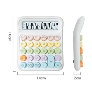 Colorful Calculate Electronic Desktop Cute New Colorful Calculator Office Gift LCD Calculator With Fashion Mechanical