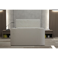 Westminster Modernes TV-Bett Elegante Samt polsterung Massivholz-Hebe mechanismus Einfache TV-Installation King Queen Double
