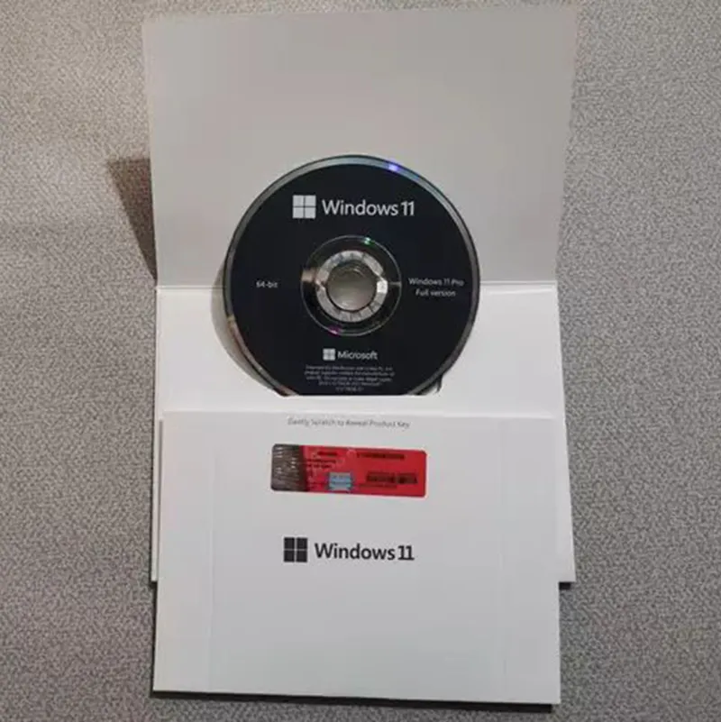 100% 온라인 활성화 윈도우 11 전문 윈도우 11 프로 레드 스티커 키 DVD 12 개월 보장 Dhl 무료 배송