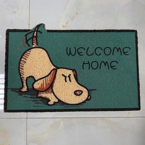 Meilleur prix bobine d'impression PVC Corgi <span class=keywords><strong>chat</strong></span> bienvenue animal de compagnie <span class=keywords><strong>paillasson</strong></span> <span class=keywords><strong>personnalisé</strong></span> tapis de pied antidérapant - Product Image 4