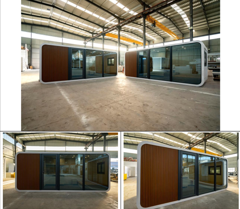 Customization Bespoke Apple Cabin Prefab Portable Apple Cabin Mobile House Bedroom Bathroom  Kitchen 2