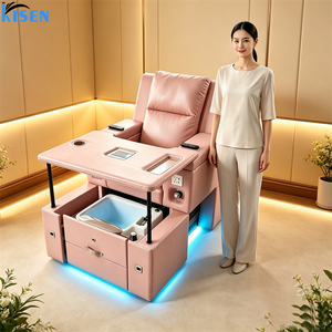 Professional Best Luxury Modern Lounge Manicure Foot Spa Reclining Electric Massage Beauty Pedicure Sofa <b>Chair</b> For Nail Salon - Product Image 2