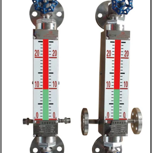Indicatore di Livello Magnetico con Trasmissione Remota, Trasmettitore per Serbatoi ad Alta Temperatura, Misuratore di Livello Laterale o Superiore in PP PTFE 304 - Product Image 1