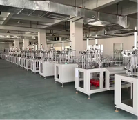 Machine Entièrement Automatique ZX-550 pour la Fabrication de Cartons en Papier, Boîtes à Repas et Emballages Alimentaires