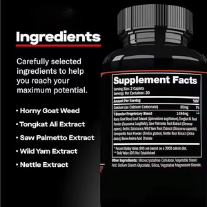OEM Private Label Horny Goat Weed Tabletten Gezondheidssupplement Verbetering Lange Uithoudingsvermogen Energieboost - Product Image 2