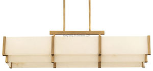 Lustre Linéaire Classique <span class=keywords><strong>de</strong></span> Luxe en Albâtre pour Salon et Îlot <span class=keywords><strong>de</strong></span> Cuisine, Grand Modèle <span class=keywords><strong>Orleans</strong></span> - Product Image 6