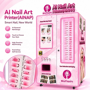 Kiosco de Belleza de <span class=keywords><strong>Uñas</strong></span> con IA, Máquina Impresora Automática de Arte de <span class=keywords><strong>Uñas</strong></span>, Equipo de Servicio de <span class=keywords><strong>Uñas</strong></span> sin Supervisión para <span class=keywords><strong>Centros</strong></span> Comerciales - Product Image 2