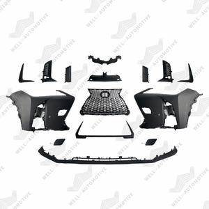 Piezas exteriores de automóviles de alto rendimiento, kits de carrocería delantera, pintura de rejilla negra, labio de parachoques delantero de plástico ABS para <span class=keywords><strong>UX</strong></span> 18 - Product Image 1