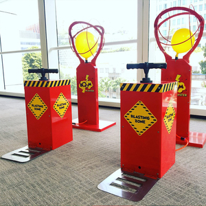 Stand de fête foraine extérieur personnalisé, jeu d'arcade gonflable interactif multijoueur de combat avec ballons à gonfler - Product Image 2