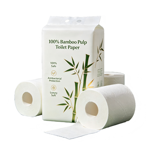 <span class=keywords><strong>Papier</strong></span> toilette et essuie-tout de luxe en pâte de bambou certifiée de qualité supérieure pour la salle de bain et l'hôtellerie - Product Image 1