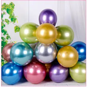 Fabbrica di Globos all'ingrosso di perle di metallo pastello 100 pz in lattice balon di elio 5/10/12/18 pollici Chrome palloncini per feste ecuador palloncini