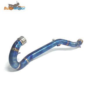 Collettore di Scarico in Titanio Blu per Husqvarna FE450/FE501 2013-2016, Scarico in Titanio per KTM 450/500 EXC - Product Image 6