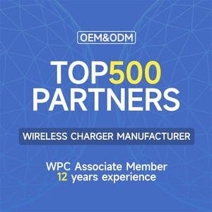 NEWQI Portable Magnetic <strong>Wireless</strong> Charger PU Leather <strong>Case</strong> Fast <strong>Charging</strong> for Compliant Type-C Port for Mobile Phone Earphones - Product Image 6