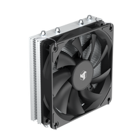 FEZCOOL C904-X37 Refroidisseur de processeur à soufflage vers le bas, 4 caloducs, roulement fluide, contrôle intelligent de la température, boîtier ITX tout-en-un pour Intel AMD