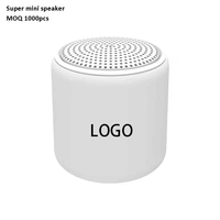 Mini Altavoz Inalámbrico Portátil de Plástico de 3W con Logotipo Personalizado para Regalo Promocional