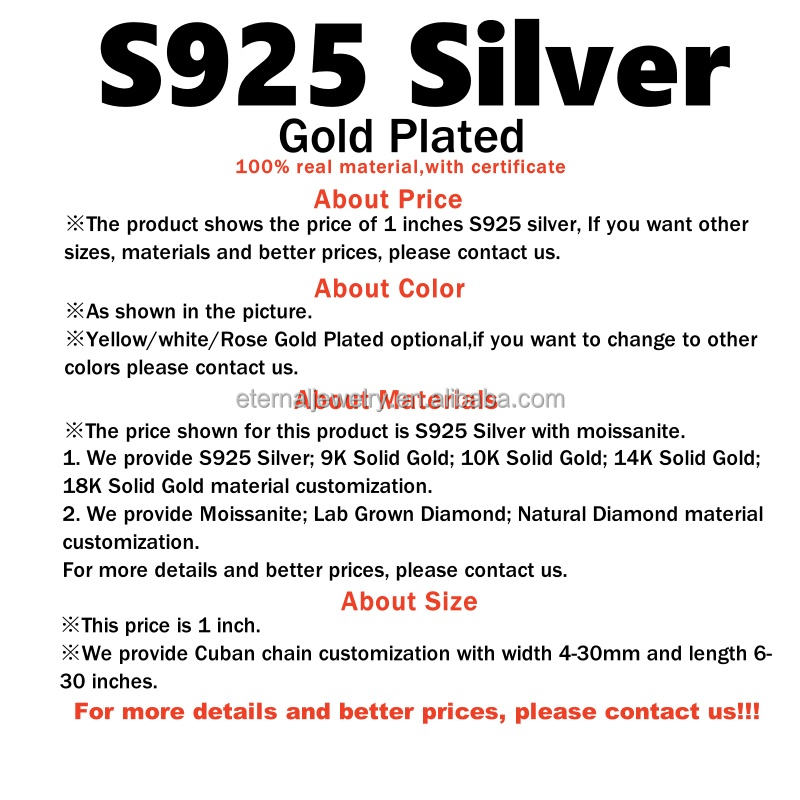 S925 plata (chapado en oro)