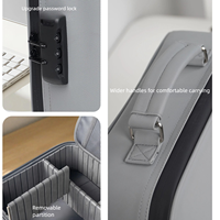 Grande sacoche numérique pour accessoires, pochette de rangement pour câbles avec serrure, sac portable multi-usages