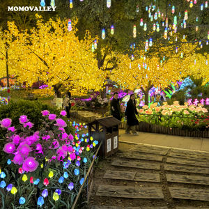 Momovalley grande plante artificielle LED décoration extérieure d'arbre de Noël luxueux pour l'éclairage de jardin et de paysage - Product Image 3