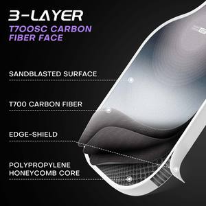 FitSpark Logo personnalisé Produit le plus populaire Unibody Thermoformé Fibre de carbone Sans bordure 16 mm Portable Haute qualité Approuvé par l'USAPA - Product Image 3