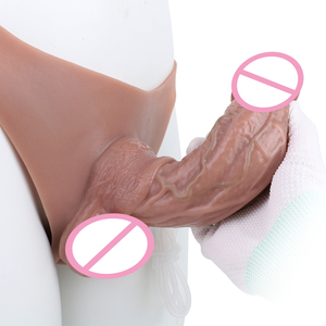 SXXY consolador sólido pene G-spot Correa en juguetes sexuales Cum pene para juego vaginal y anal, consolador con correa juguetes sexuales para adultos para mujeres y hombres - Product Image 6