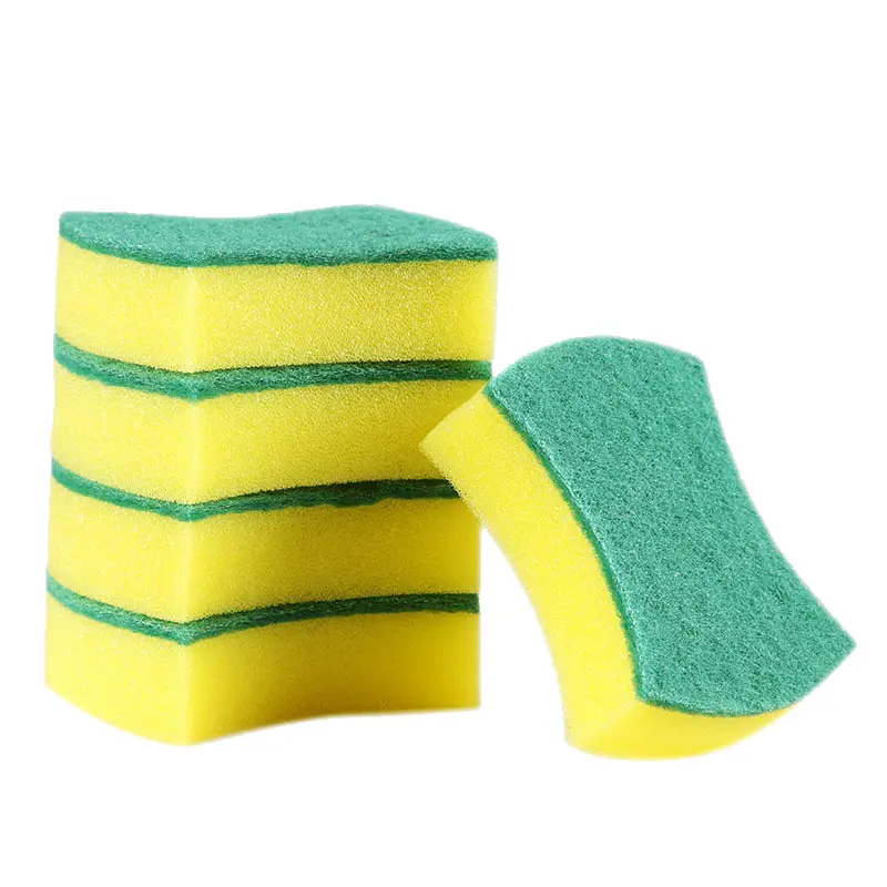 Double-sided Cleaning Sponge Household Thick Cleaning Cloth Kitchen Strong Decontamination Brush Pot Dish Cloth