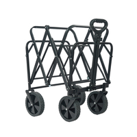 Chariot pliable portable de haute qualité avec roues à réservoir pour utilisation industrielle dans le jardin, le camping, la plage et les activités de plein air