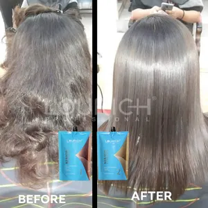 Prodotti della natura permanente dei capelli crema relaxer capelli rebonding crema per il salone di capelli che raddrizzano biochimica